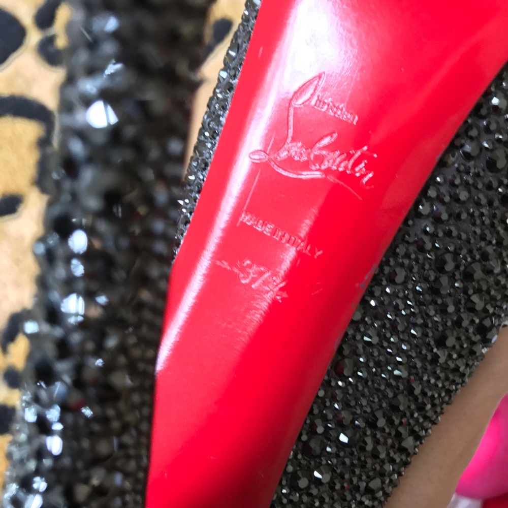 Louboutin Daffodil Heels in Swarovski crystals - Picture 5 of 8